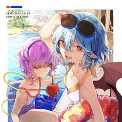 This is a pixiv picture whose title is SCARLET IN BLUE ①巻 サンプル.