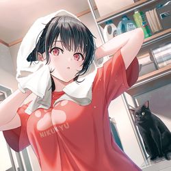 This is a pixiv picture whose title is センパイ、自宅警備員の雇用はいかがですか？.