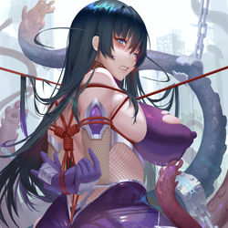 This is a pixiv picture whose title is Taimanin Asagi.