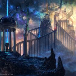 This is a pixiv picture whose title is Nykthos, Shrine to Nyx.