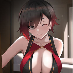 This is a pixiv picture whose title is Ruby Rose.