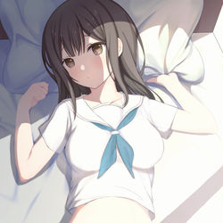 This is a pixiv picture whose title is 彼女の部屋で….