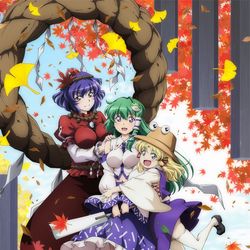 This is a pixiv picture whose title is 『幻想万華鏡』14-17話ブルーレイ版ジャケット.