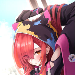 This is a pixiv picture whose title is ストレッチング.