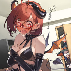 This is a pixiv picture whose title is 近視の姉＃80.