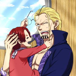 This is a pixiv picture whose title is レイリーとシャンクス.