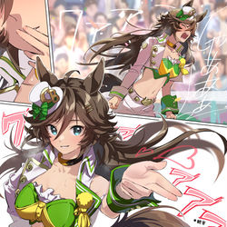 This is a pixiv picture whose title is シービーの菊花賞.
