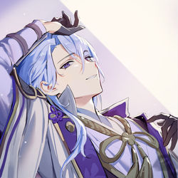 This is a pixiv picture whose title is 神里綾人.