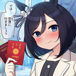 This is a pixiv picture whose title is T：今日のウマさんぽはフラッシュの行きたい所に行ってみようか？.
