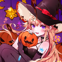 This is a pixiv picture whose title is HappyHalloween♥️.