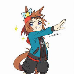 This is a pixiv picture whose title is ジョーダン履いてるタイプのヒーロー.