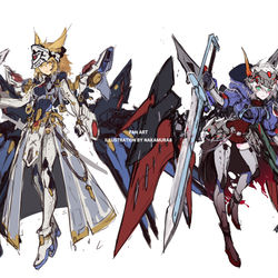 This is a pixiv picture whose title is [G] KNIGHTS.