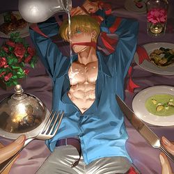 This is a pixiv picture whose title is ゾロサン過去絵まとめその3.