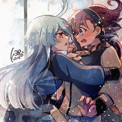 This is a pixiv picture whose title is 「責任・・・取ってくれるんでしょ・・・？」.