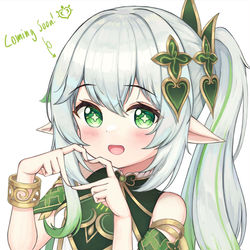 This is a pixiv picture whose title is 🌿💚.