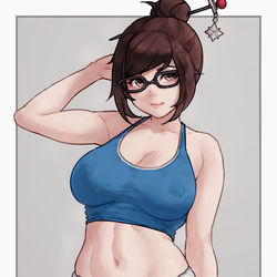 This is a pixiv picture whose title is Mei.
