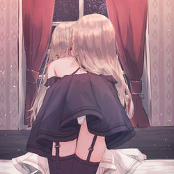 This is a pixiv picture whose title is ...お母様にはないしょよ.