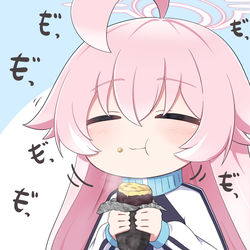 This is a pixiv picture whose title is 焼き芋もっもっおじさん.