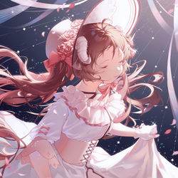 This is a pixiv picture whose title is 🎀✨🎶.