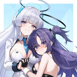 This is a pixiv picture whose title is ユウカ&ノア.