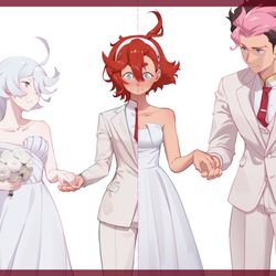 This is a pixiv picture whose title is 水星の魔女.