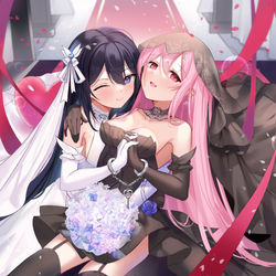 This is a pixiv picture whose title is 百年好合~.