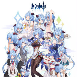 This is a pixiv picture whose title is 甘雨.