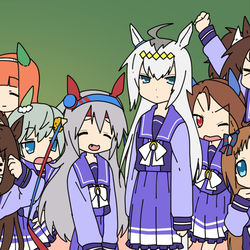 This is a pixiv picture whose title is 【ウマ娘】ツイッターの落書き詰め。⑪.