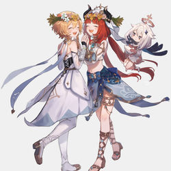 This is a pixiv picture whose title is 花冠かわいい.