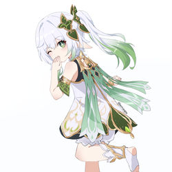 This is a pixiv picture whose title is Nahida🤭.