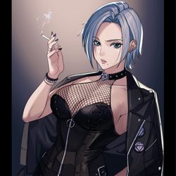 This is a pixiv picture whose title is パンク.