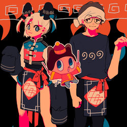 This is a pixiv picture whose title is 「シン・タンタカタンタンタンタンメン」MV.