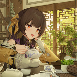 This is a pixiv picture whose title is 素裳.