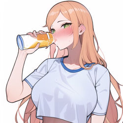 This is a pixiv picture whose title is 玩了一下AI。.