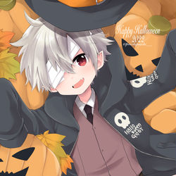 This is a pixiv picture whose title is Happy Halloween!2022.
