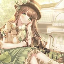 This is a pixiv picture whose title is My birthday🐿🌼.