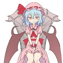 This is a pixiv picture whose title is 尿意を催してきたレミリア.