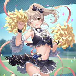 This is a pixiv picture whose title is 【skeb】チアリーディングな櫻庭おとさん.