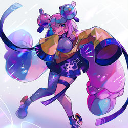 This is a pixiv picture whose title is 🧲✨.