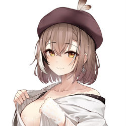 This is a pixiv picture whose title is Nanashi Mumei.