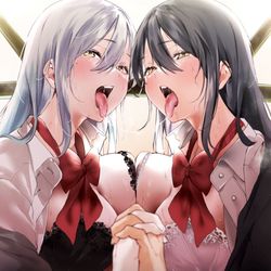 This is a pixiv picture whose title is どっち………？♡.
