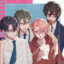 This is a pixiv picture whose title is 【明日発売！】思春期男子はどうかしている。.