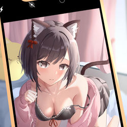 This is a pixiv picture whose title is えにゃにゃん🐱.