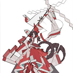 This is a pixiv picture whose title is 霊夢さん。.