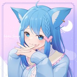 This is a pixiv picture whose title is 🌙.