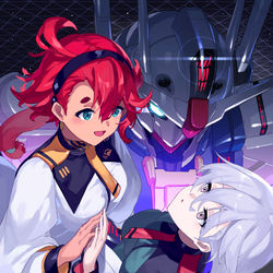 This is a pixiv picture whose title is 【水星の魔女】進めば二つ。.