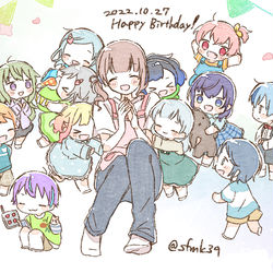 This is a pixiv picture whose title is 穂波ママ21　🎂🎉.