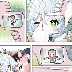 This is a pixiv picture whose title is 条件反射.