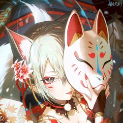 This is a pixiv picture whose title is 塩見周子.