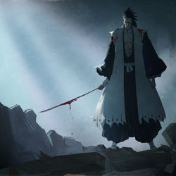 This is a pixiv picture whose title is 剑八.